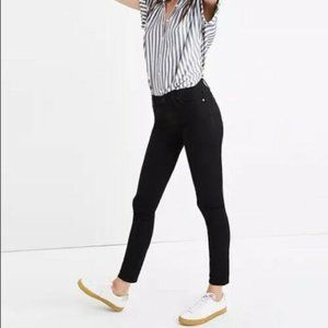 Madewell Womens SZ 28 | 8’’ Skinny Jeans Black Carbondale Wash G7683
